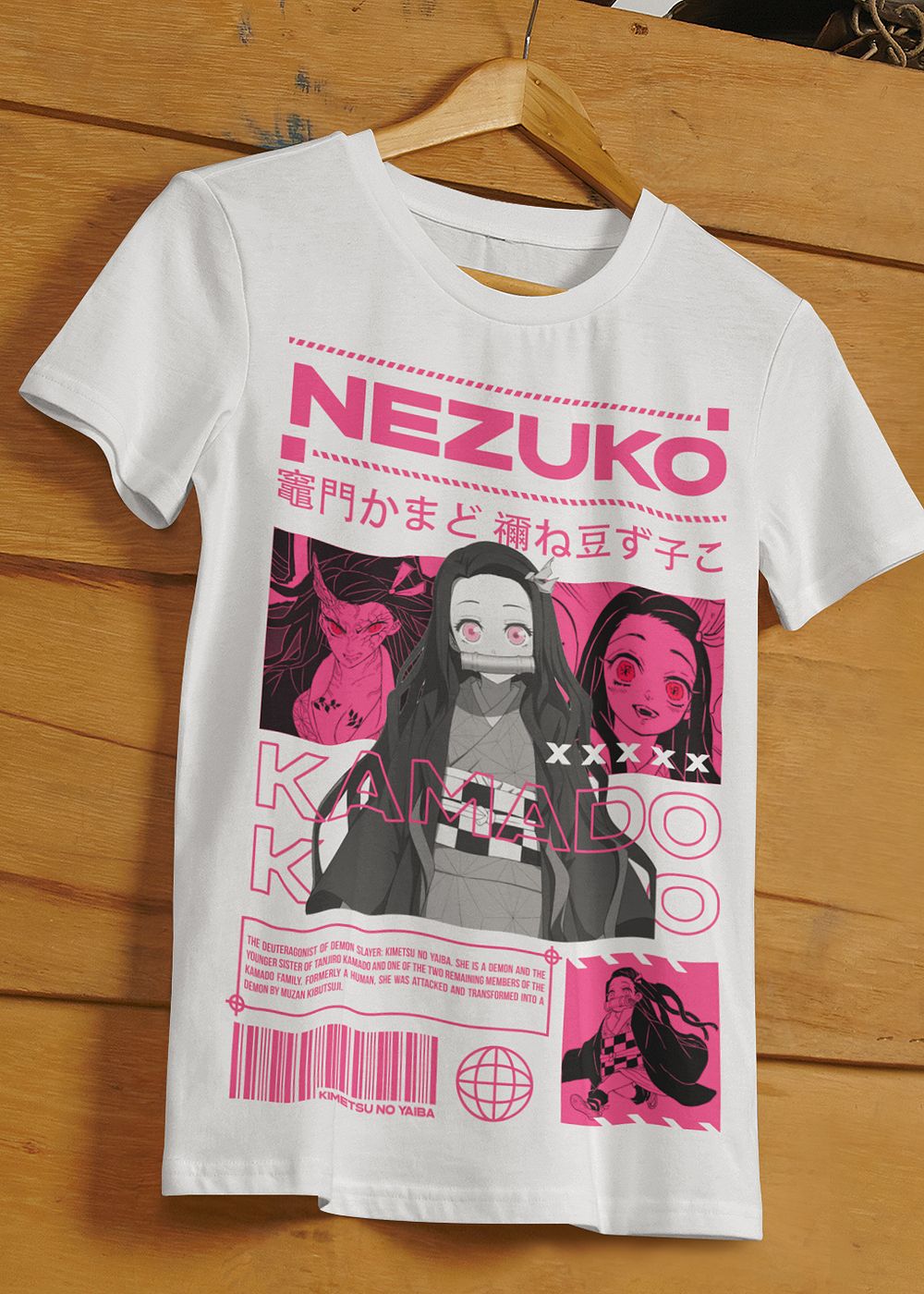 Nezuko text t-shirt