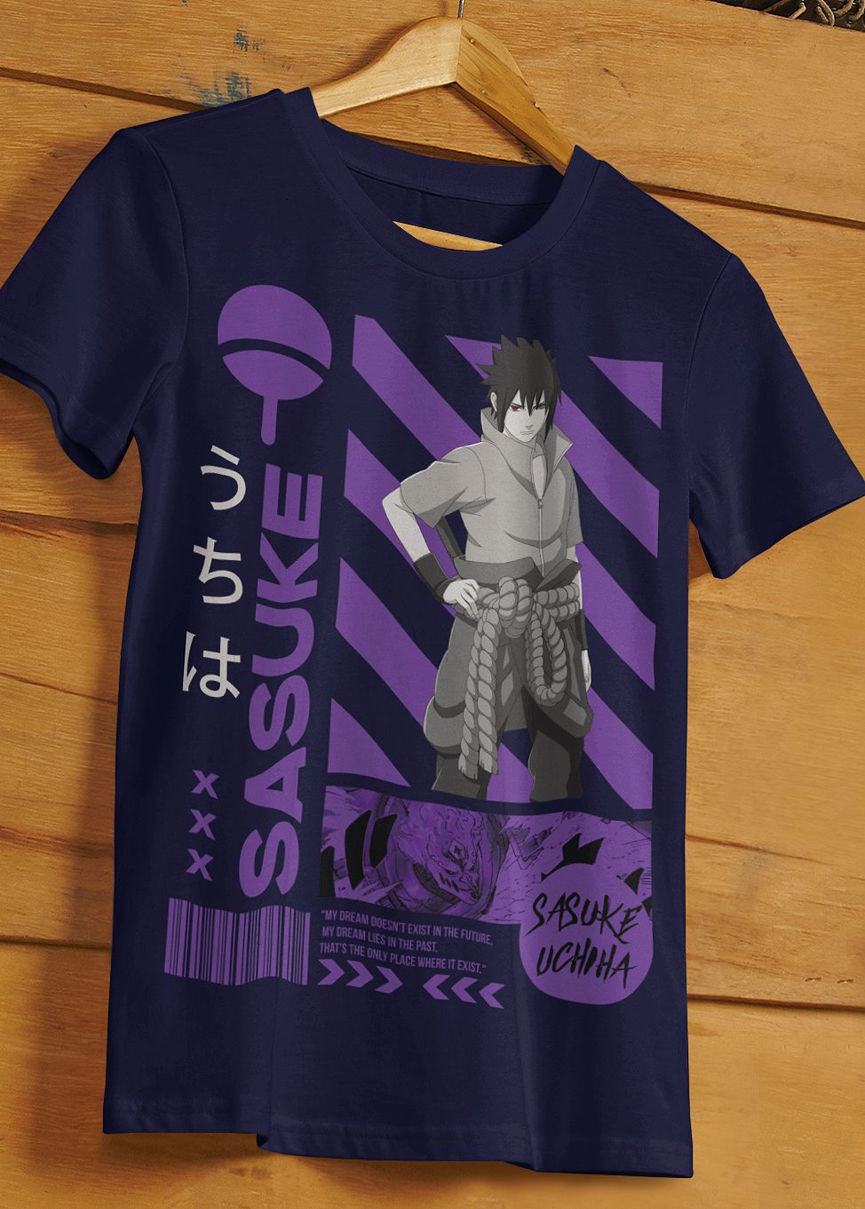 Sasuke texte t-shirt